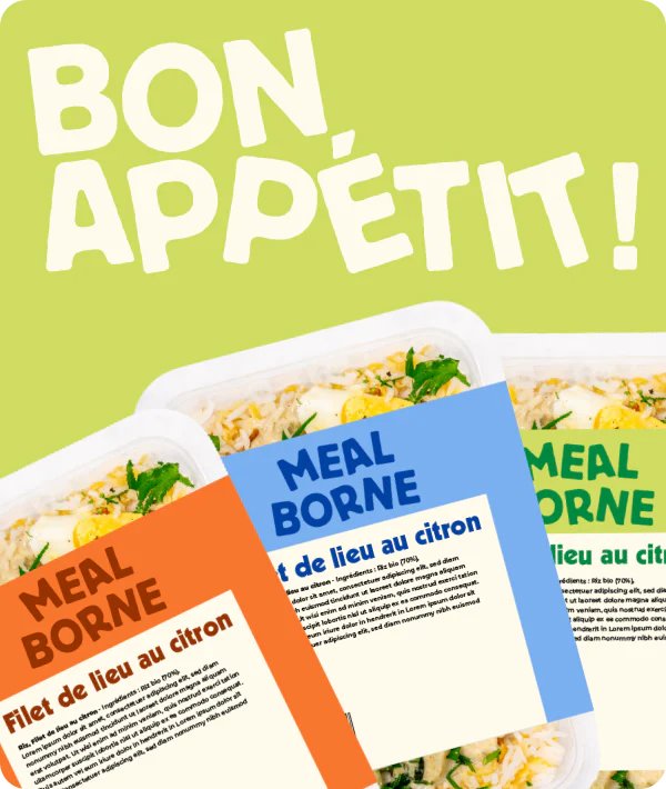Préparation des plats frais Meal Borne